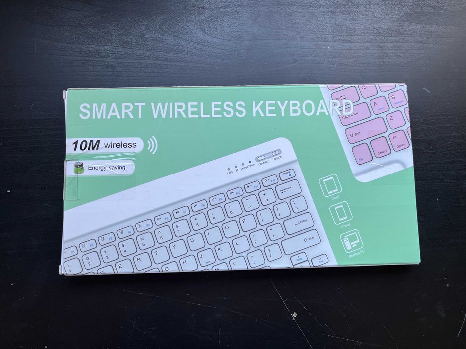 Teclado Bluetooth Alemão Portátil - NOVO