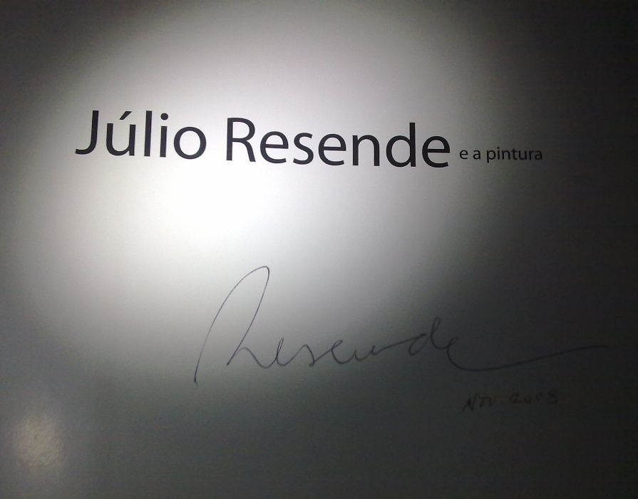 Livro de Júlio Resende autografado