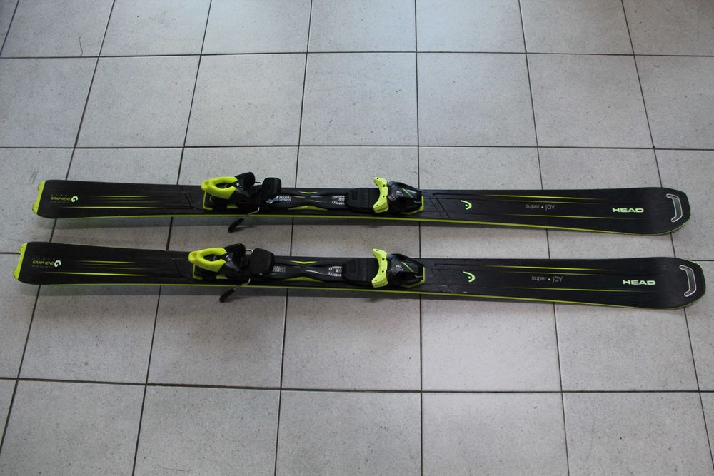Narty HEAD SUPER JOY Libra Graphen 158 cm + wiązania HEAD