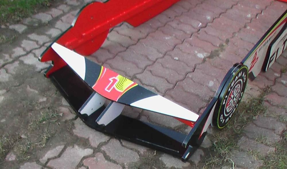 Łóżko samochód FORMUŁA 1 F1 200x90cm