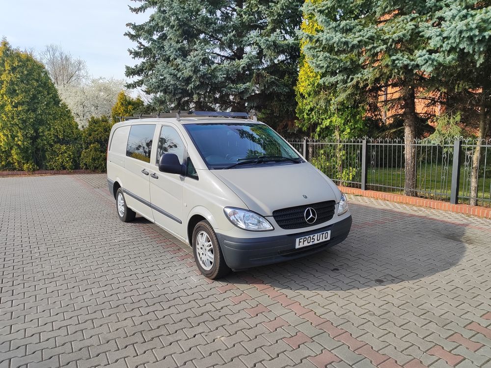 Anglik Mercedes Vito 115  2.2 CDI 150 KM Long Navigacja, Klimatyzacja