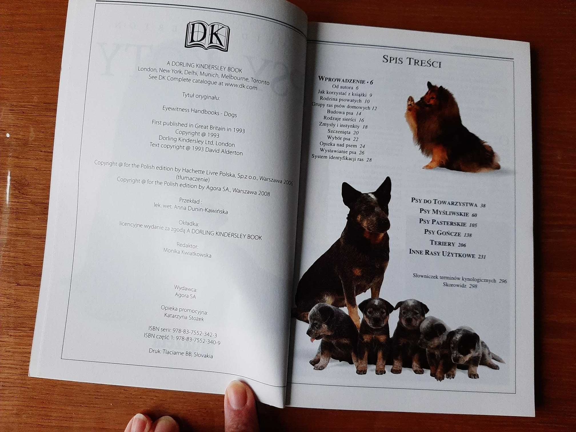 Psy i koty, części 1,2 i 4, David Alderton, 3 książki