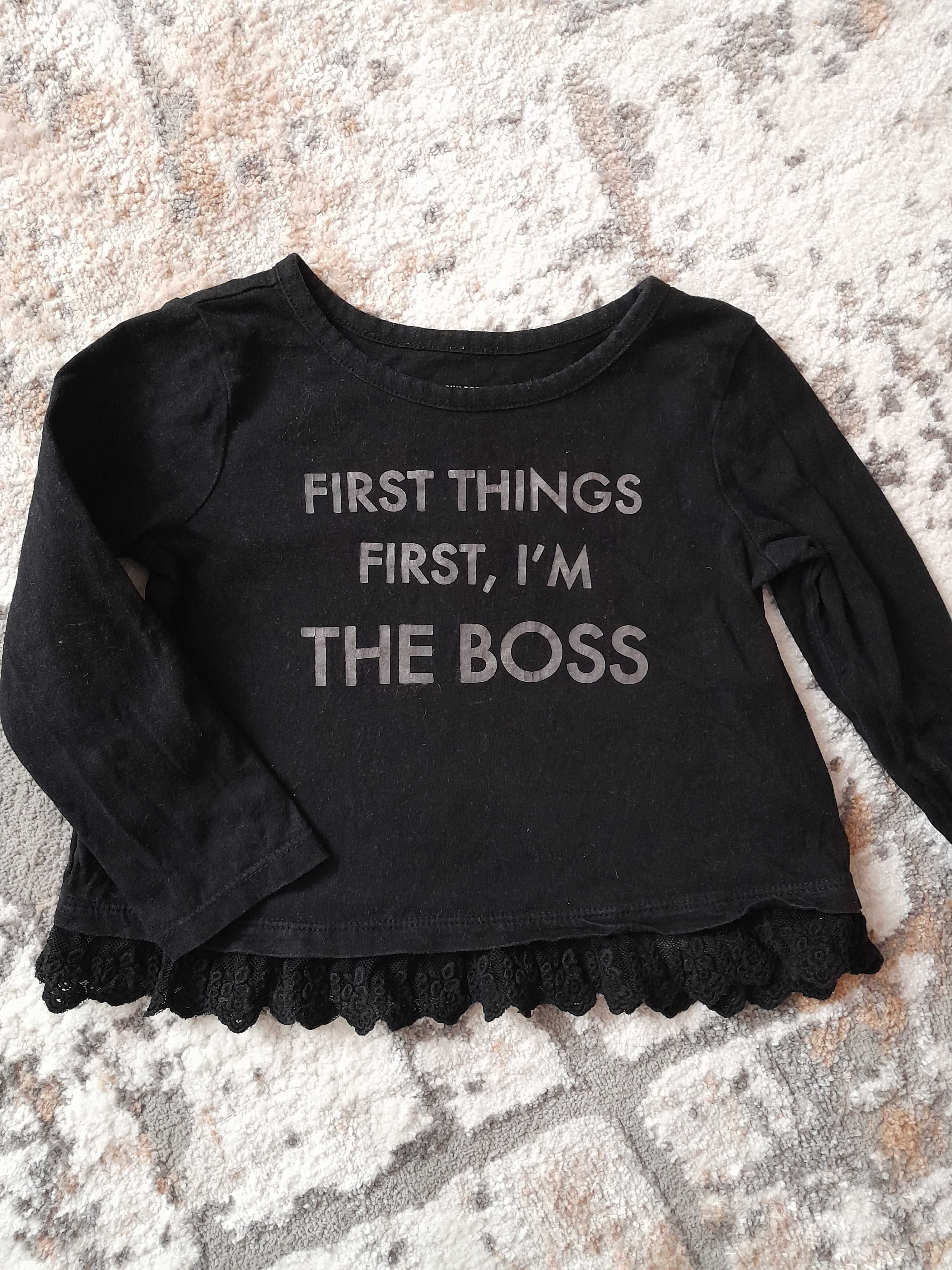 Czarna bluzeczka The Boss