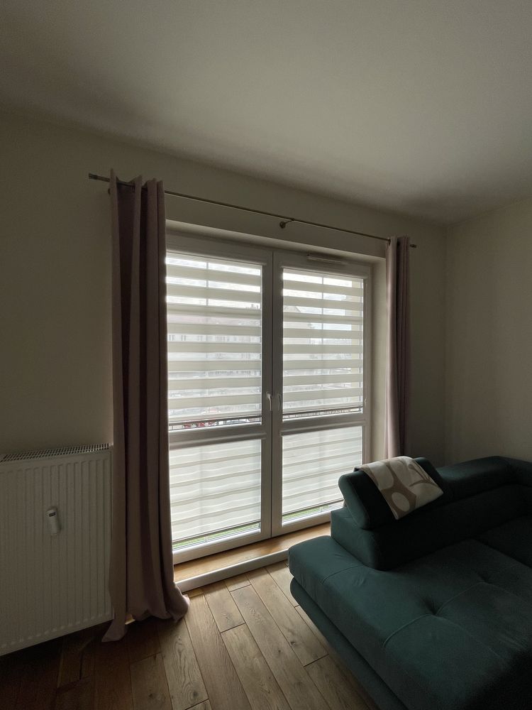 Zasłona welurowa na przelotkach 140X250 Velvet pudrowy róż