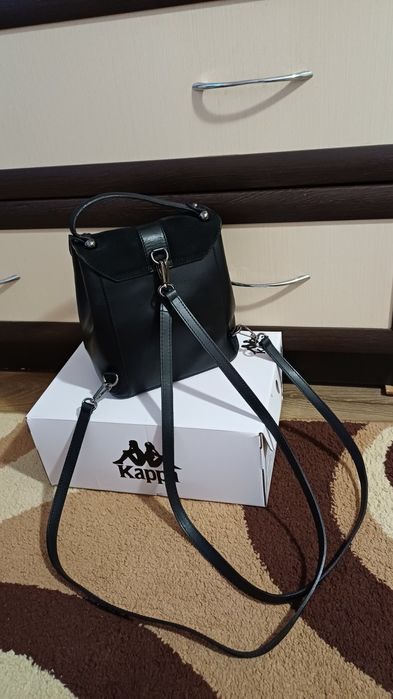 Сумка  рюкзак женская кожаная Италия Borse in Pelle натуральная кожа