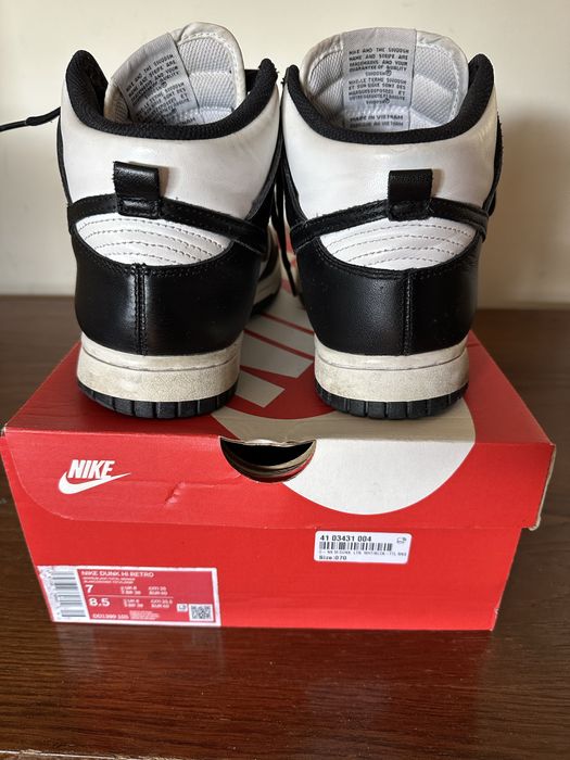 Tenis Sapatilhas Sneakers Nike Hi Dunk Panda
