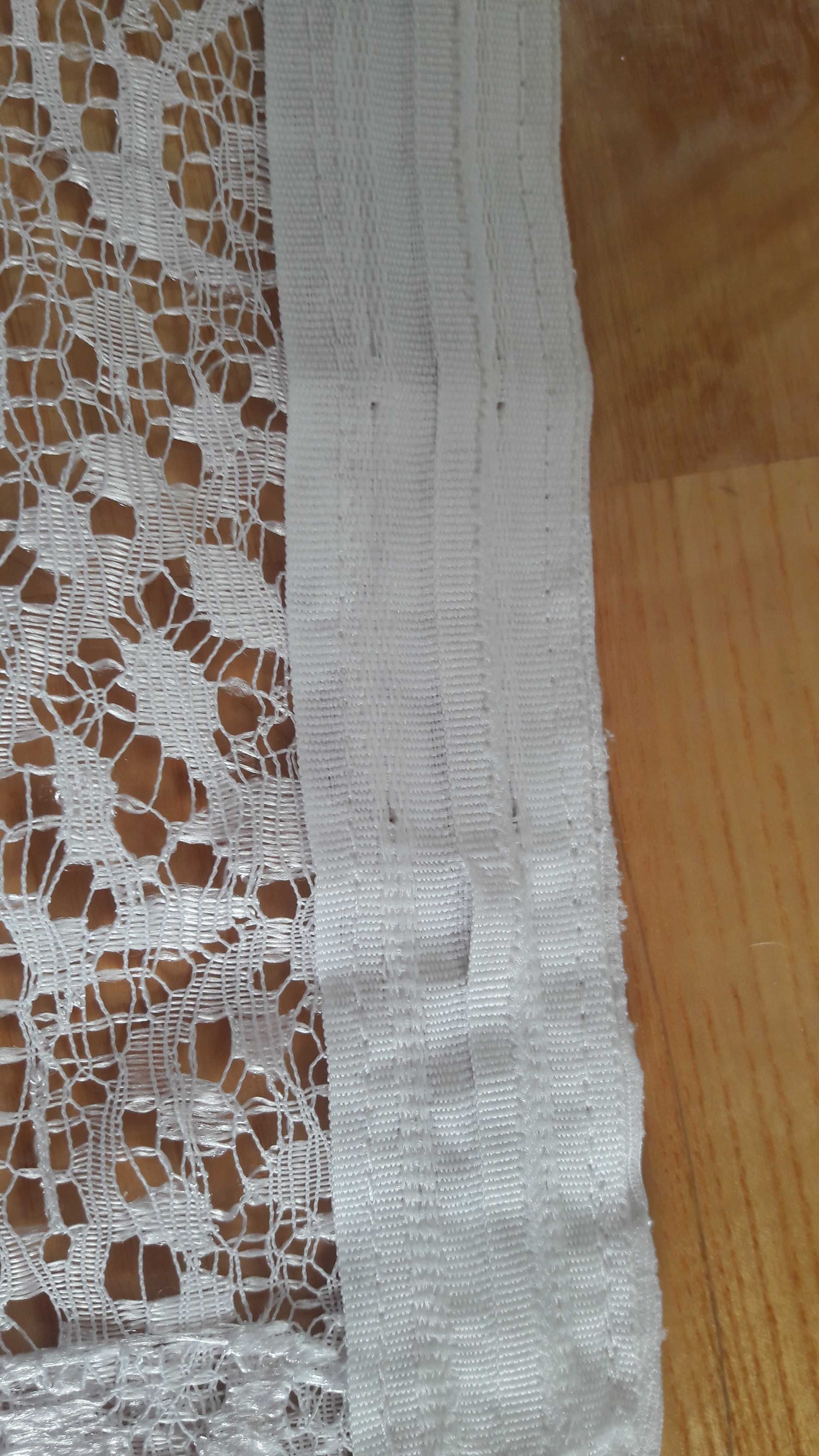 Koronkowa biała firanka wys 76 cm / 160 cm lambrekin zazdrostka
