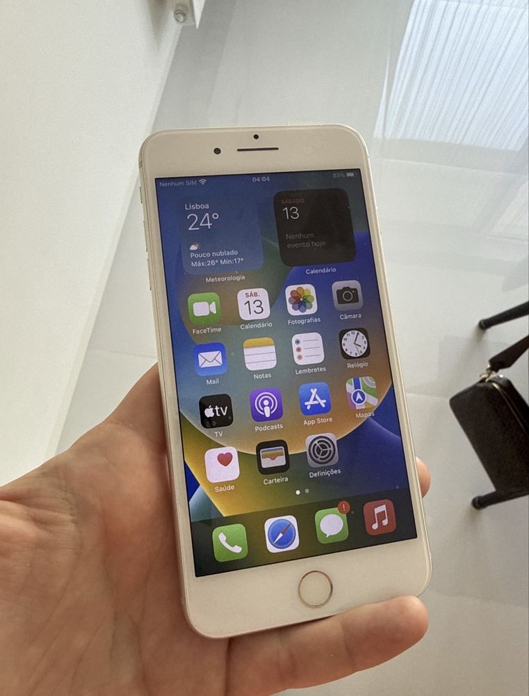 Iphone 8plus 64gb branco
