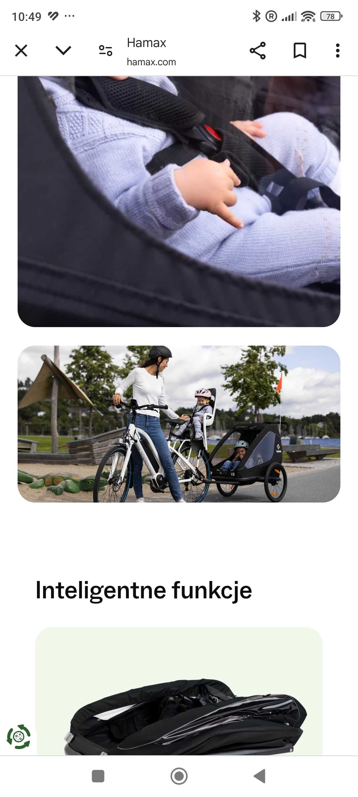 Przyczepka rowerowa Hamax