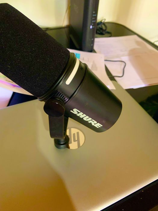 Microfone original Shure mv7+