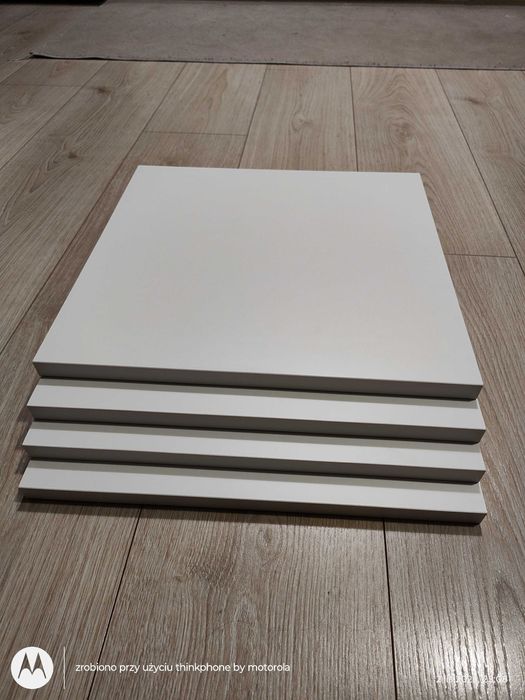 Zestaw 4 półek UTRUSTA40x37cm białe