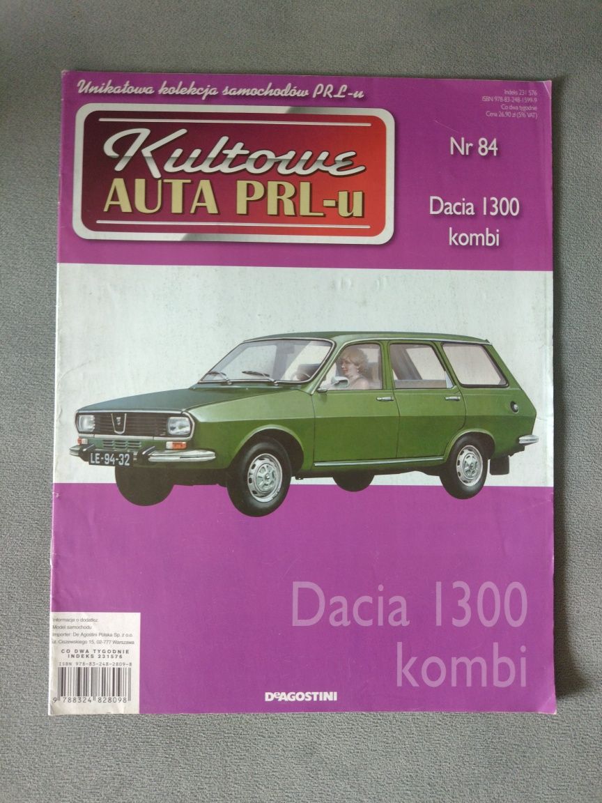 Kultowe auta PRL-u nr 84 Dacia 1300 kombi Deagostini