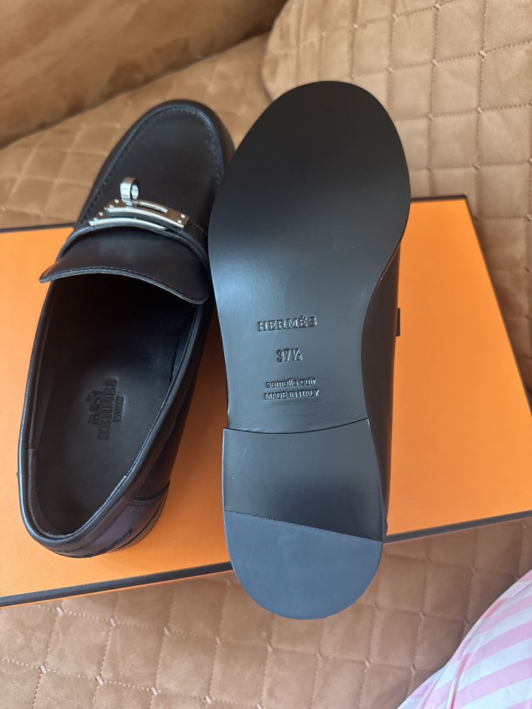 Hermes loafers kelly