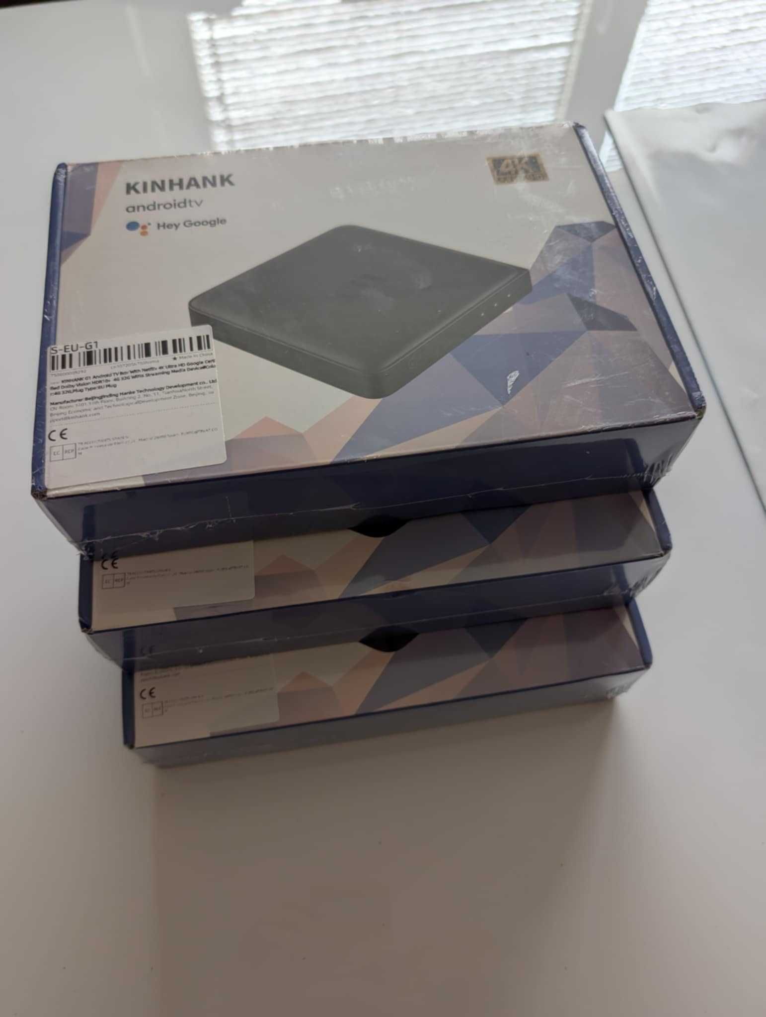Kinhank G1 Android TV IPTV 4GB/32 GB/AV1/ (najmocniejszy android box)