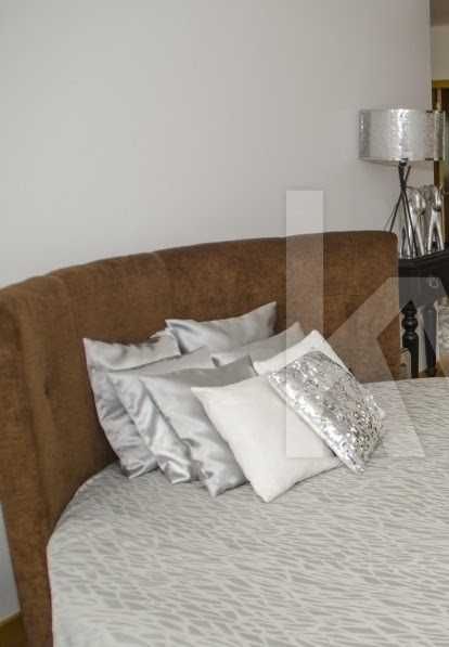 Cabeceira de cama redonda