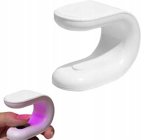 Praktyczna Poręczna Mini Lampa UV do Paznokci Podróżna Kieszonkowa