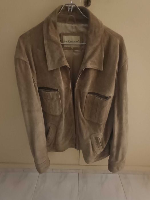 Casaco homem, camurça em ótimo estado, tamanho XL