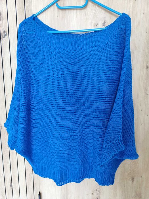 Niebieski sweter damski r. S/M