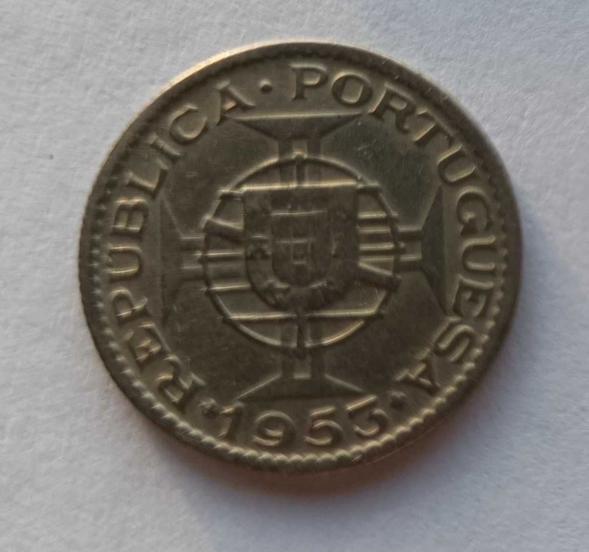 Moeda de 2$50 escudos de 1953 de Moçambique