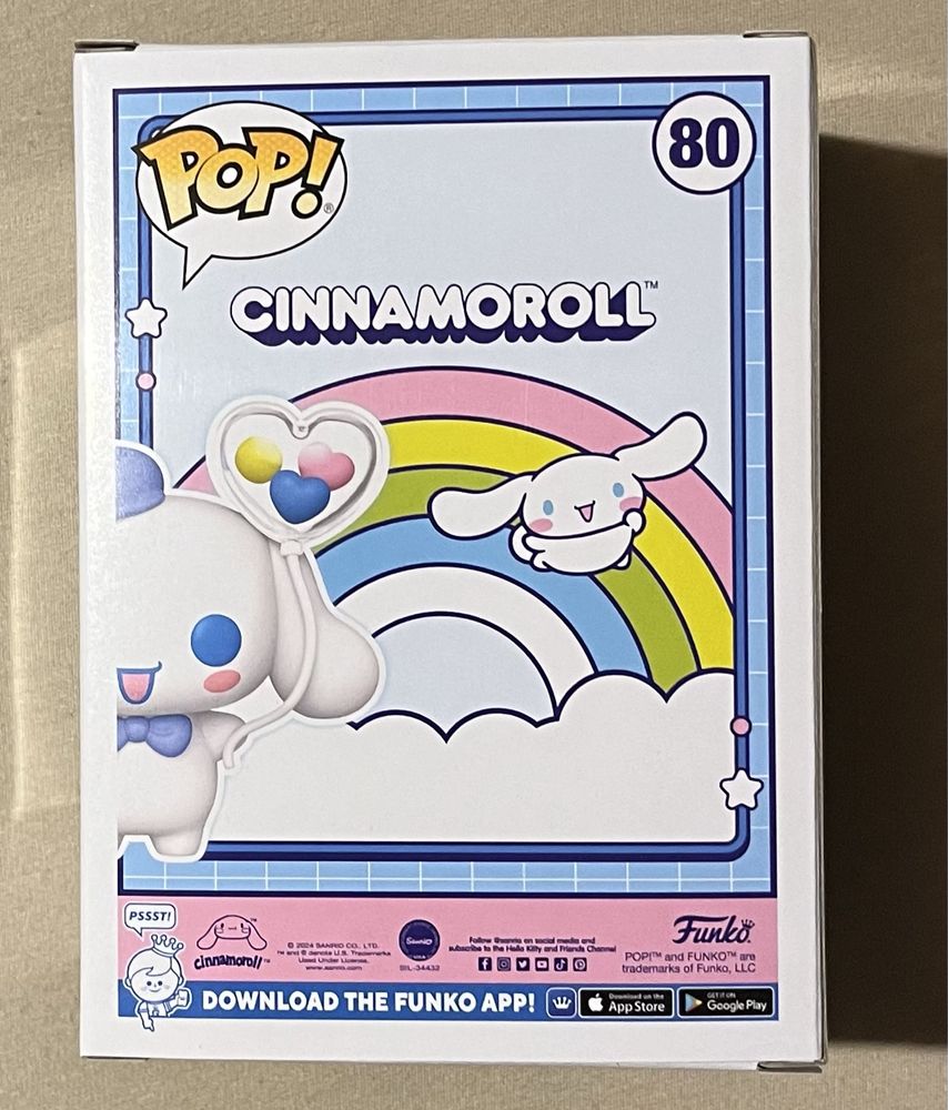 Cinnamoroll Hello Kitty Sanrio 80 Funko POP