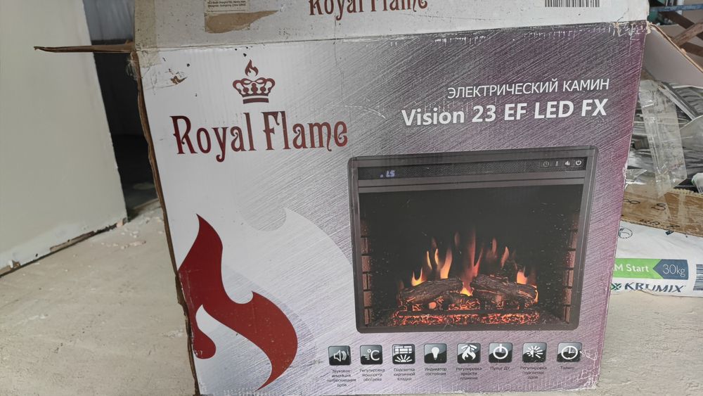 Електрокамін royal flame Vision 23 EF LED 3D FX Обігрівач вогнище