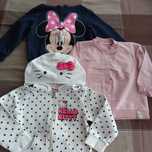 Bluzy dziewczęce, Gamex, Minnie, Hello Kitty, r. 98 Zestaw