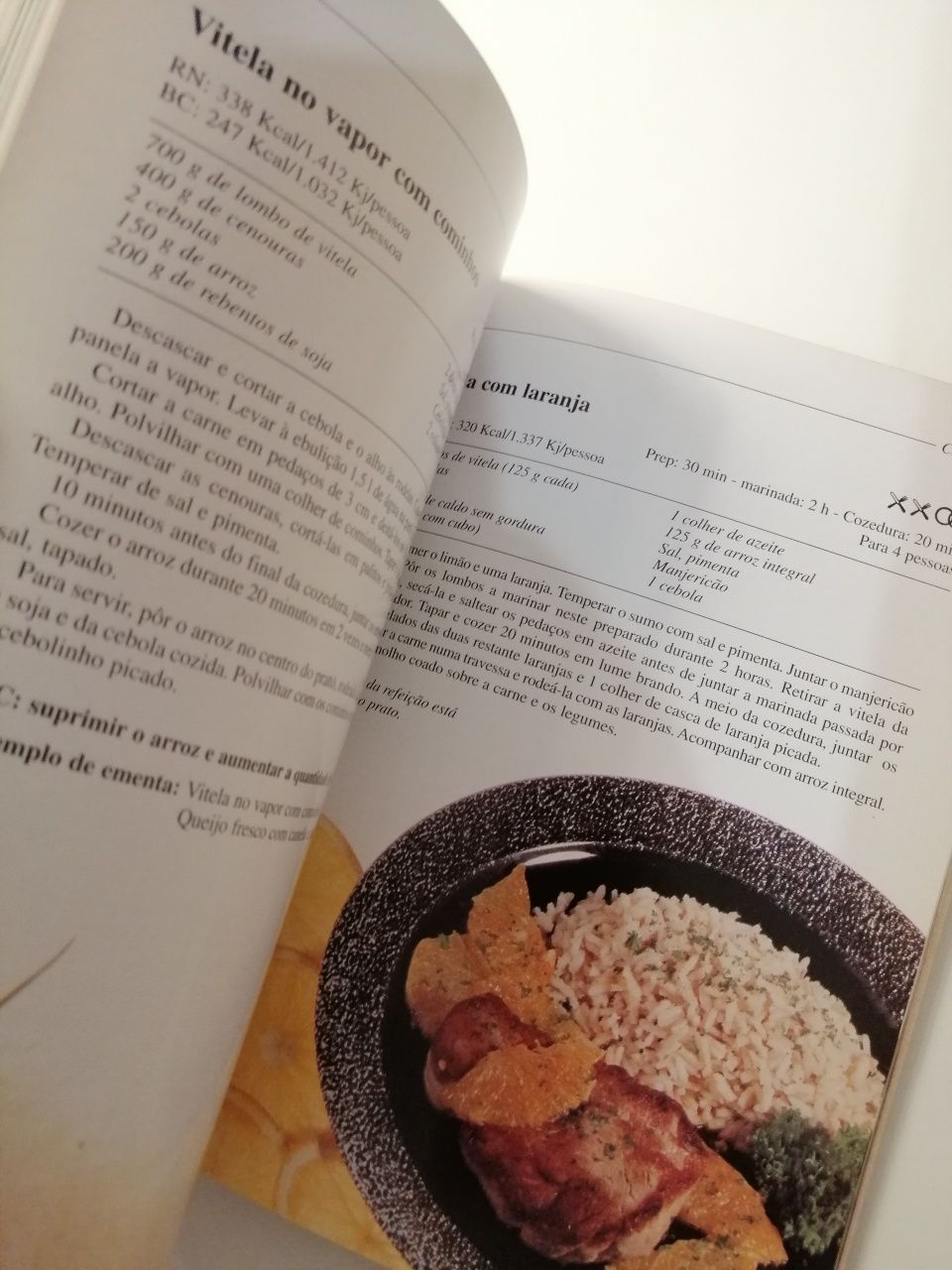 Livro "Cozinhar sem colesterol"