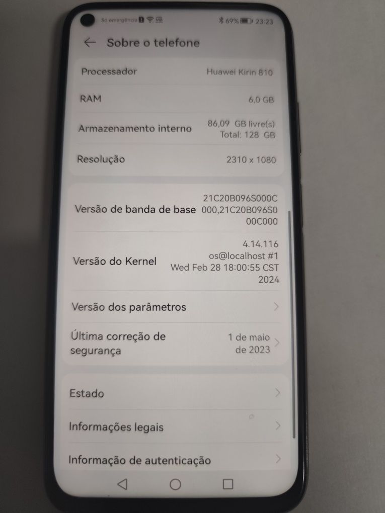 Telemóvel Huawei P40