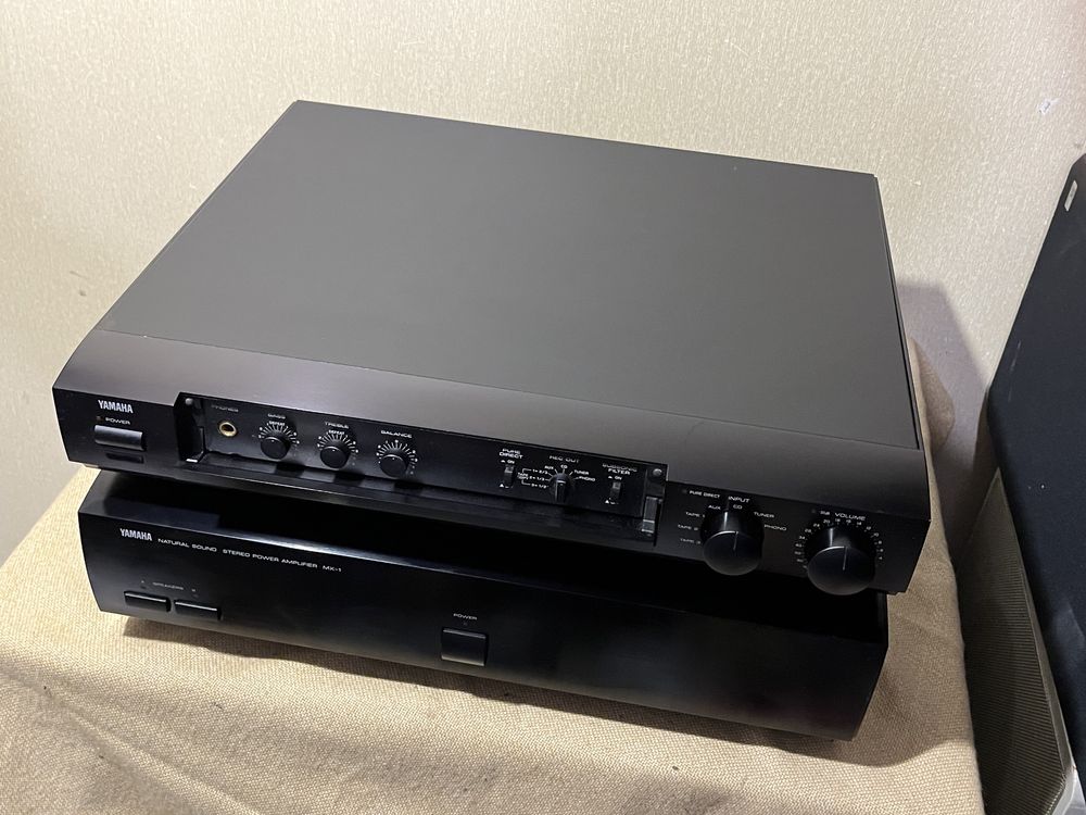 Топовый HI-END усилитель YAMAHA MX-1+CX-1 DUAL MONO (2х300Вт/33кг)