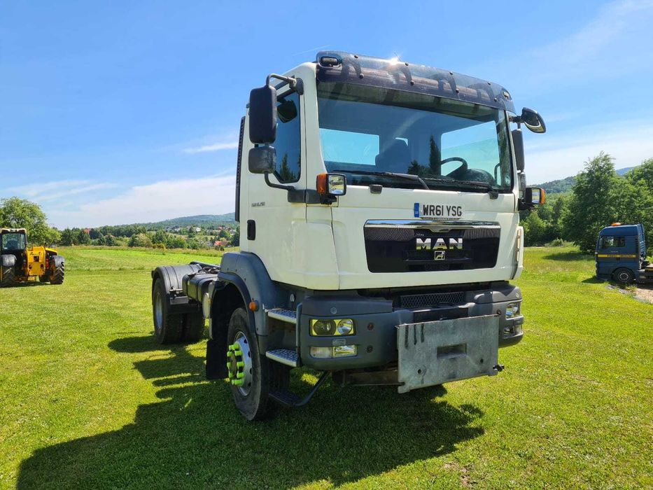 MAN TGM 18.290 4X4 piaskarka manual reduktor blokada mostów wywrotka
