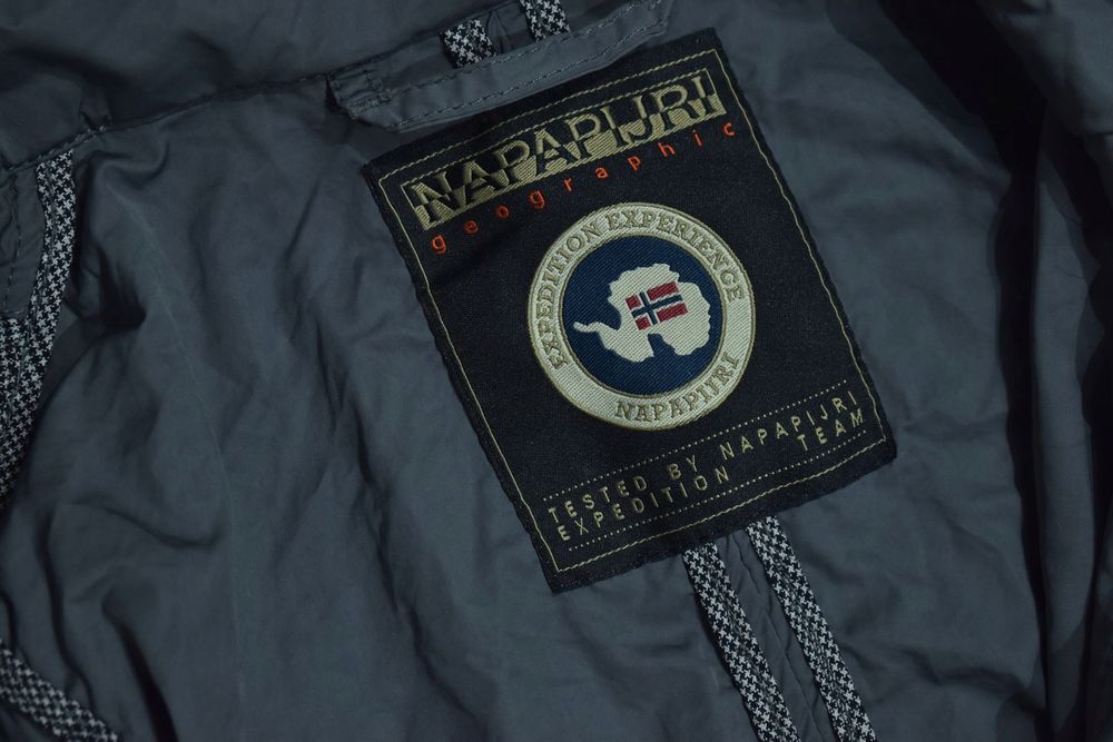 Napapijri Szara Lekka Kurtka Damska Parka S