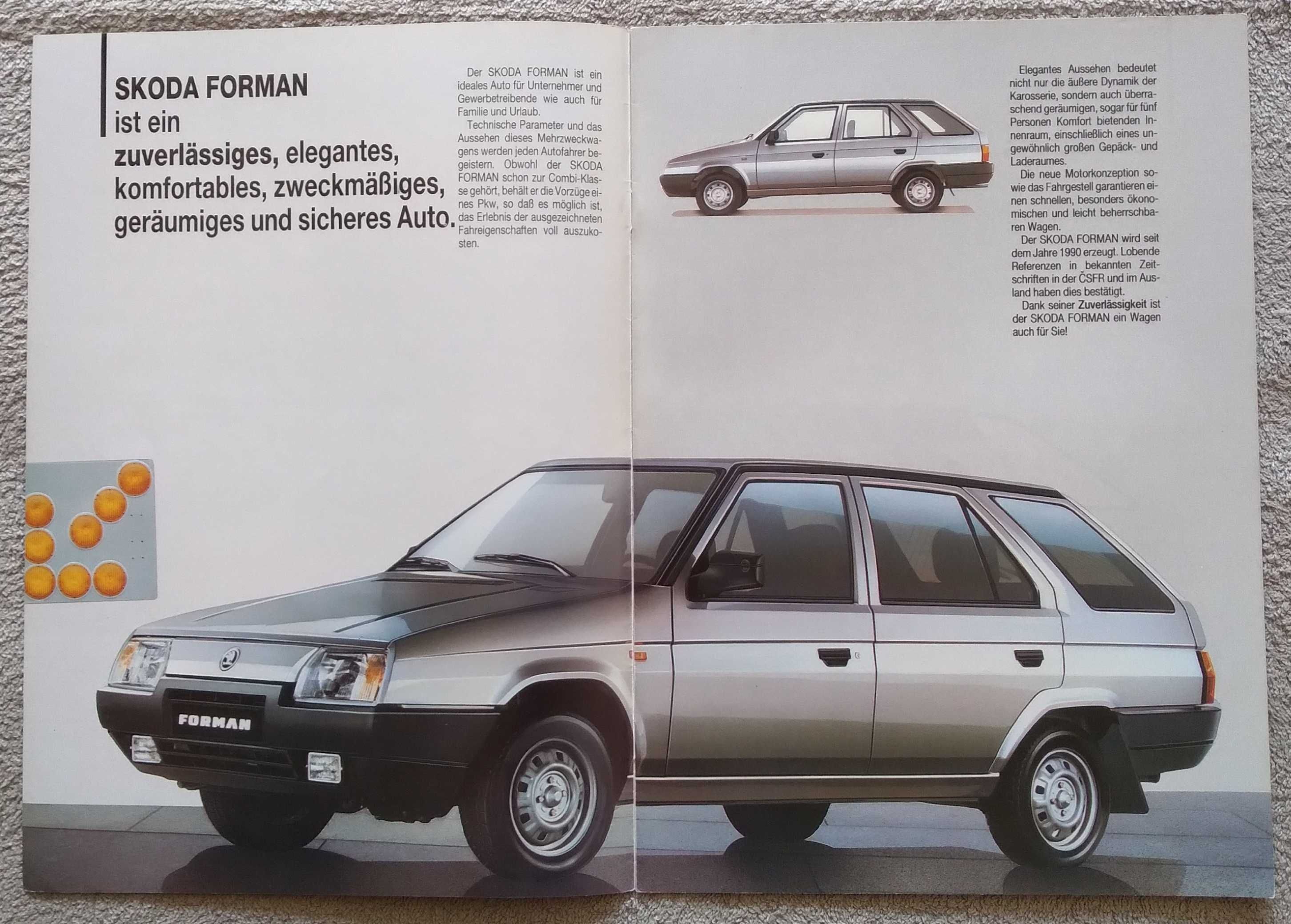 Prospekt Skoda Forman