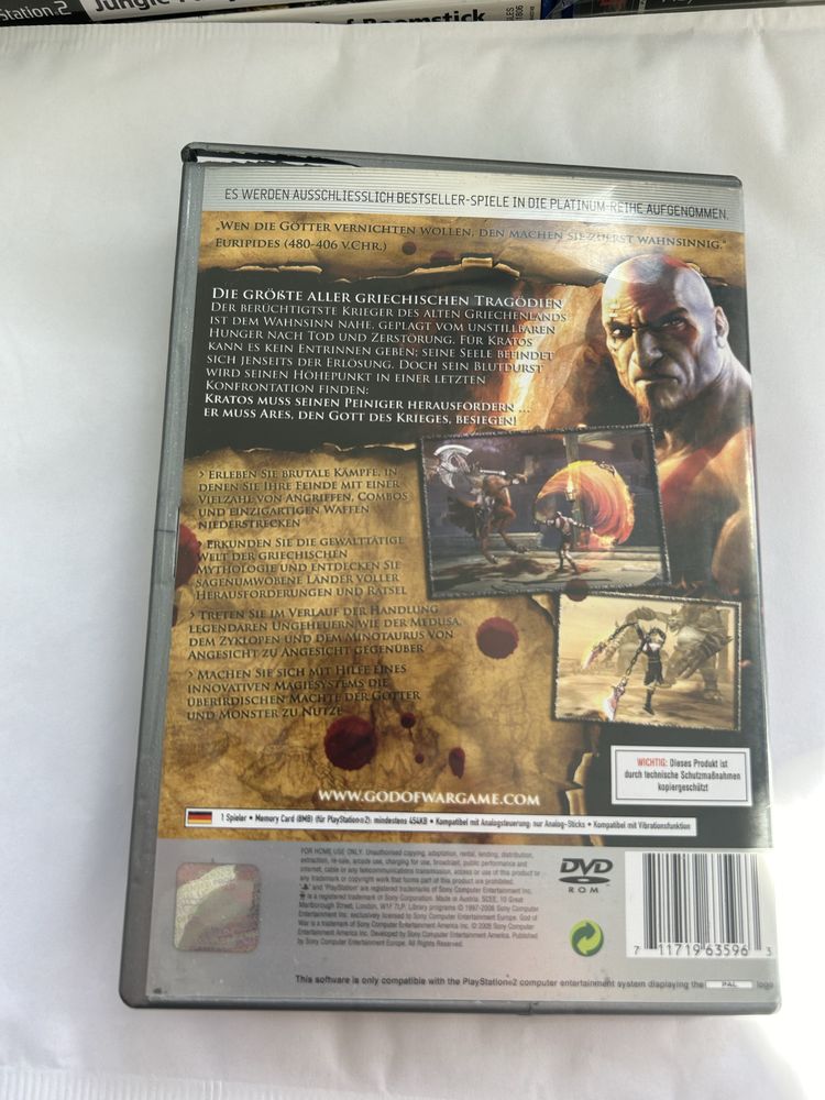 God of war playstation 2 ps2