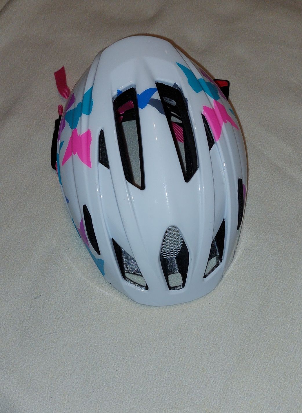 Kask rowerowy dziewczęcy