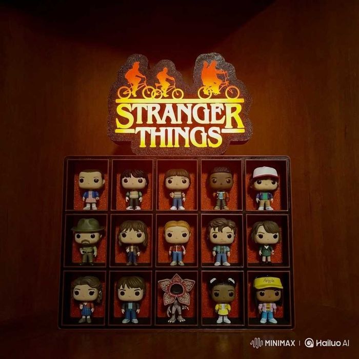 Підставка для фігурок Stranger Things +підсвітка Kinder Joy Дивні Дива
