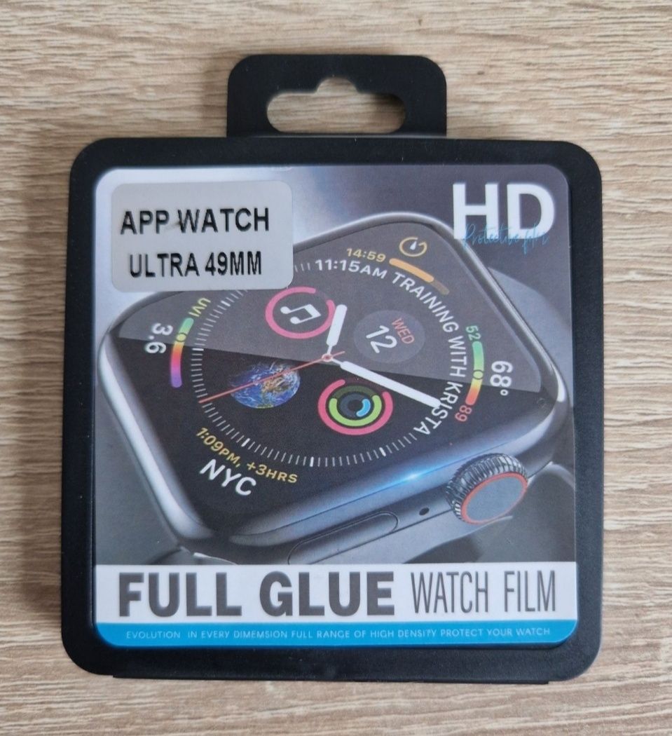 Hartowane szkło HARD PMMA Full Glue Watch  do Apple Watch Ultra 49mm