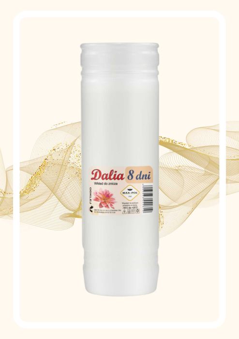 Zestaw 5 wkładów do zniczy 8 dniowych