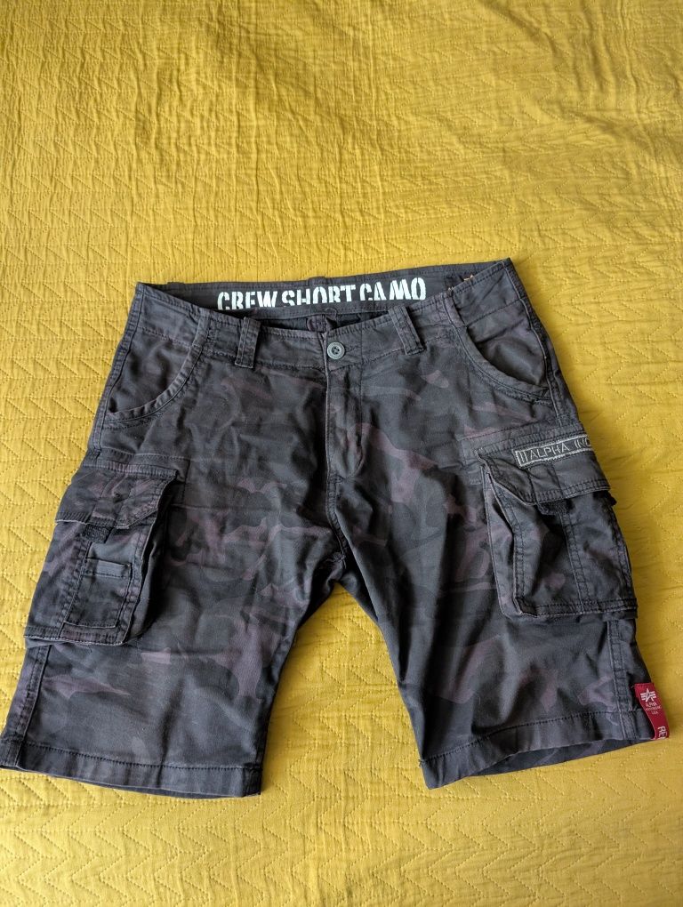 Alpha Industries.Spodnie krótkie, Spodenki rozm. 32