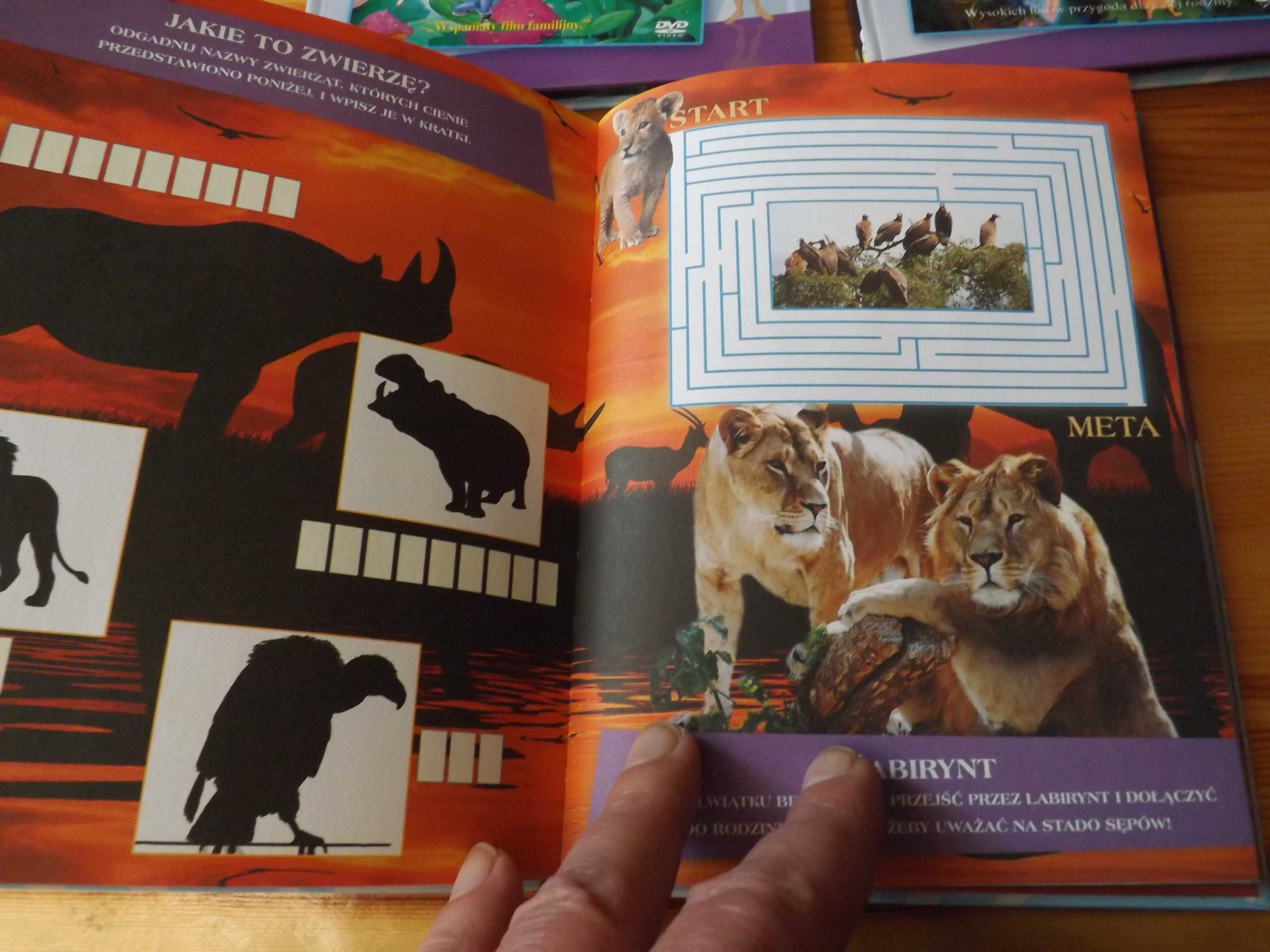 Hugo safari 1 i 2 edukacja, przyroda, film bajka