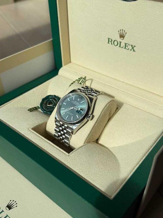 Rolex Datejust 36 mm Mint Green Jubilee NOWY – niedostępna rzadkość