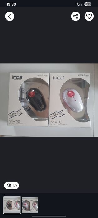 Myszka optyczna 2 sztuki