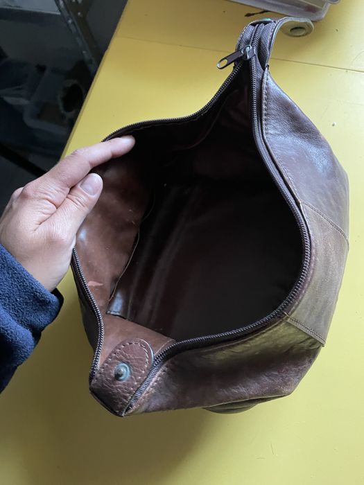 Bolsa Viagem Cabedal /Small Travel Bag Leather Vintage