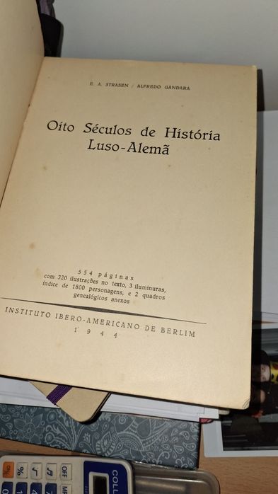 Oito séculos história luso alemã 1944 Alfredo Gandara Strasen