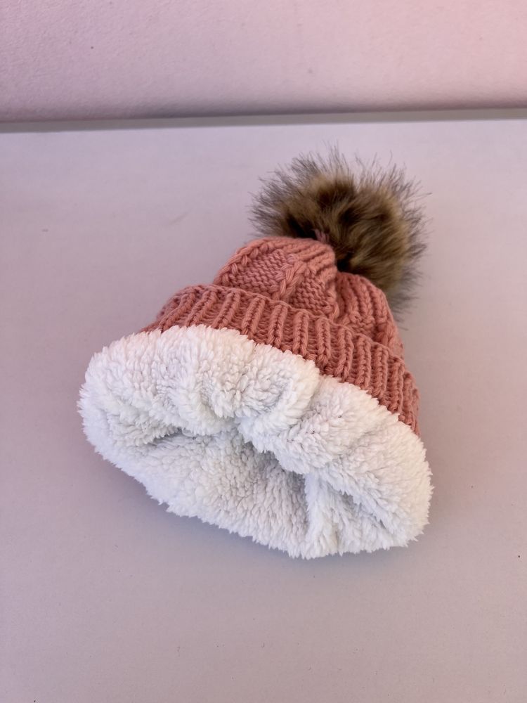 Gorro forrado rosa (portes incluídos)