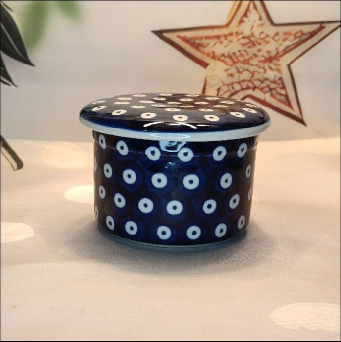 Maselniczka hermetyczna wodna dzwonkowa ceramika Bolesławiec