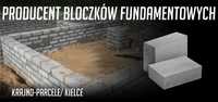 Bloczki betonowe fundamentowe B20 B15