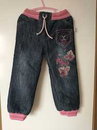 Spodnie ocieplane jeansowe