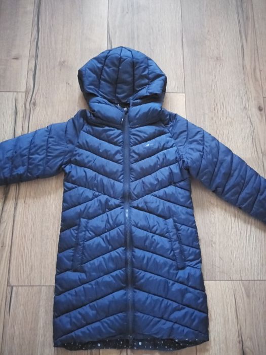 Kurtka parka pikowana 4f