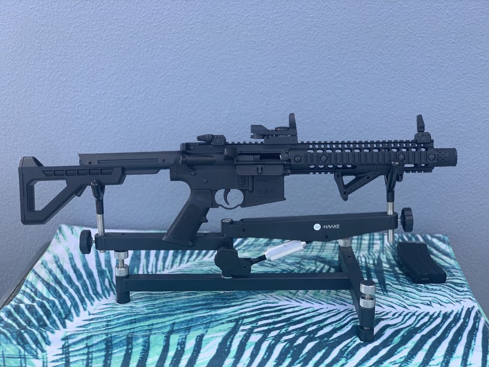 Carabina crosman dpms sbr full auto .177 4.5mm