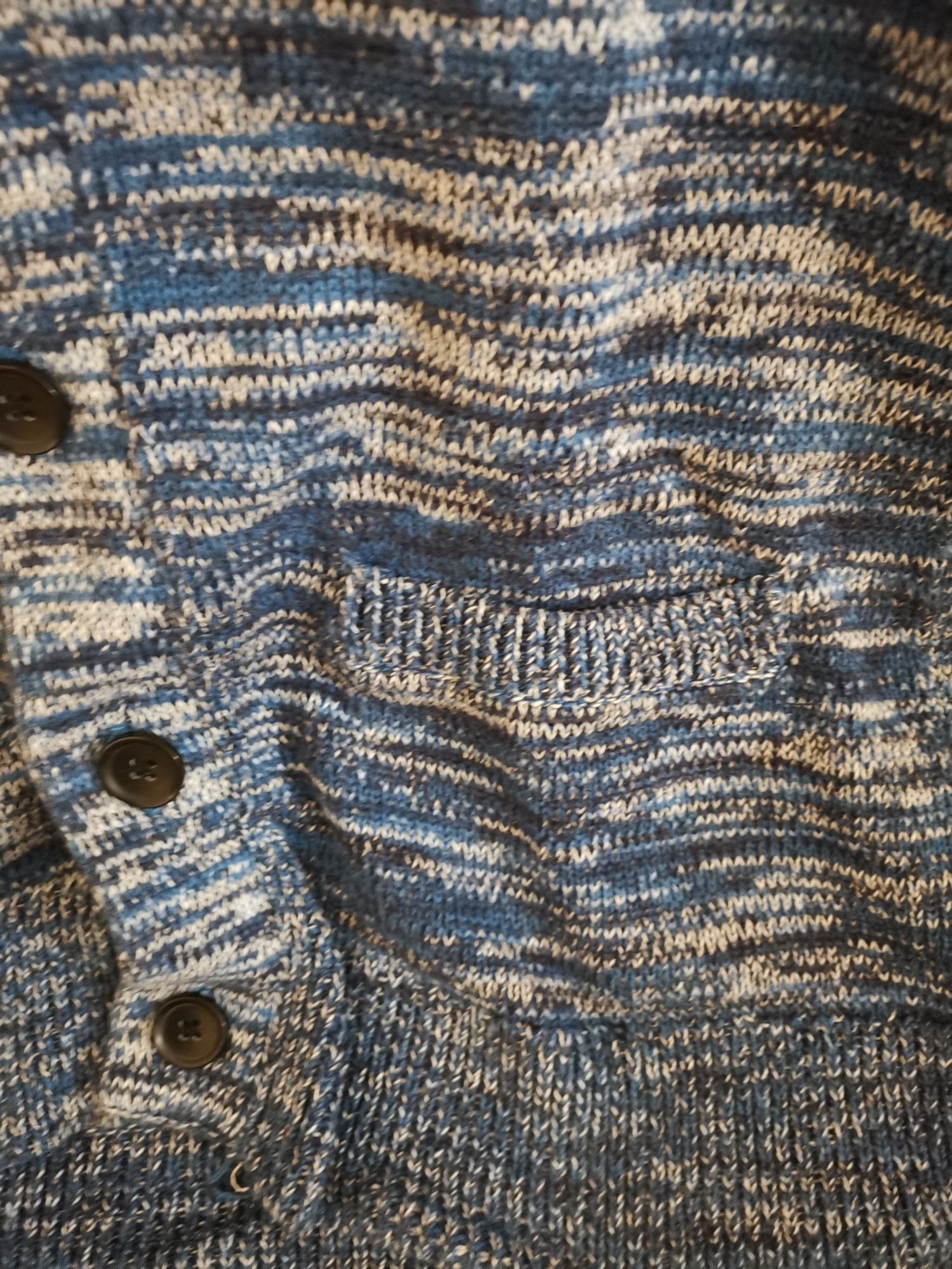 Granatowy sweter - grubszy